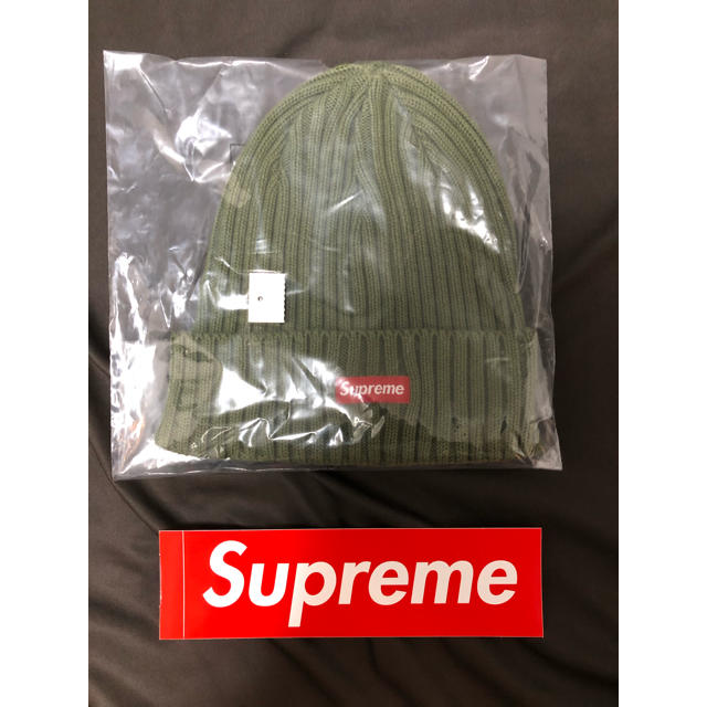 希少 Supreme Overdyed Ribbed Beanie Olive帽子