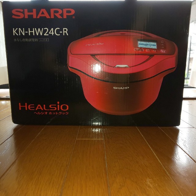 SHARP - SHARP ヘルシオ ホットクック KN-HW24C-Rの通販 by k40m37's