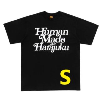 ジーディーシー(GDC)のhuman made x girls don't cry Tシャツ 黒 S(Tシャツ/カットソー(半袖/袖なし))