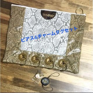 シアタープロダクツ(THEATRE PRODUCTS)の美品♡ シアタープロダクツ パイソンクラッチ&ピアス(クラッチバッグ)