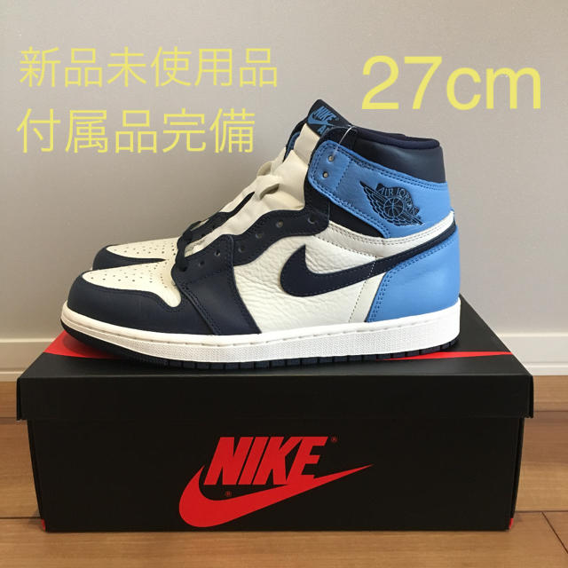 NIKE(AIR JORDAN1 OBSIDIAN 27cm)