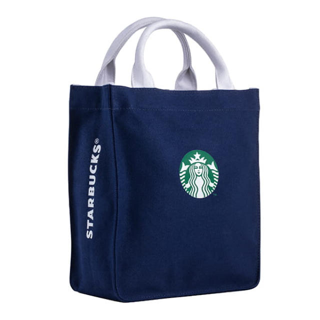 Starbucks Coffee(スターバックスコーヒー)の台湾 スターバックス 中秋節 ストライプ トートバッグ レディースのバッグ(トートバッグ)の商品写真