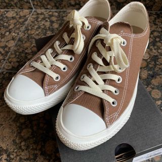 コンバース(CONVERSE)の今季❣️コンバース&earth music&eclogy限定スニーカー茶23.5(スニーカー)