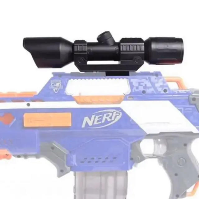 ナーフ　NERF スコープ　ブラック　カスタム　新品未使用　送料込み エンタメ/ホビーのミリタリー(その他)の商品写真