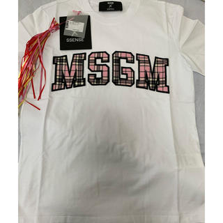 MSGM - 限定‼️ MSGM チェックロゴ Tシャツ ssenseコラボの通販 by ...