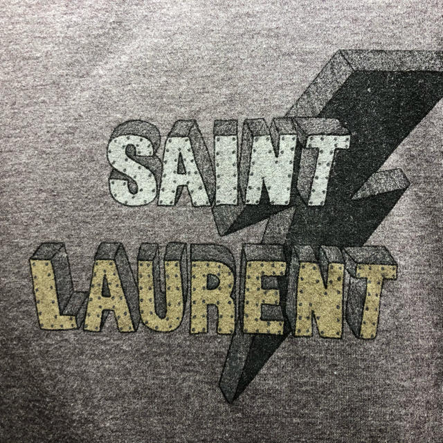 Saint Laurent(サンローラン)のサンローラン  ライトニングボルトTシャツ  サイズ Ｓ メンズのトップス(Tシャツ/カットソー(半袖/袖なし))の商品写真