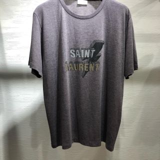 サンローラン(Saint Laurent)のサンローラン  ライトニングボルトTシャツ  サイズ Ｓ(Tシャツ/カットソー(半袖/袖なし))