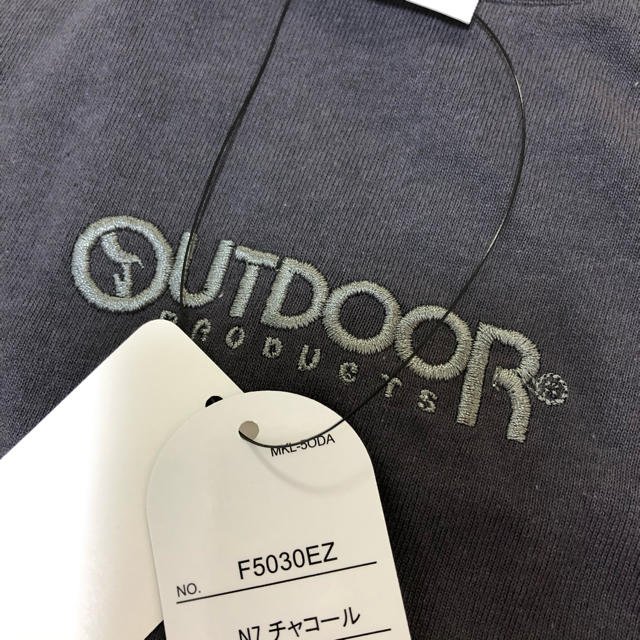 OUTDOOR PRODUCTS(アウトドアプロダクツ)の新品未使用　アウトドア　Tシャツ　90  チャコール   キッズ/ベビー/マタニティのキッズ服男の子用(90cm~)(Tシャツ/カットソー)の商品写真