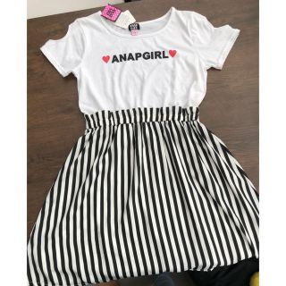 アナップキッズ(ANAP Kids)の新品　ANAP GIRL アナップガール　ワンピース　M(ワンピース)