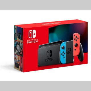 ニンテンドースイッチ(Nintendo Switch)のNintendo Switch ネオンブルー/(R) ネオンレッド(家庭用ゲーム機本体)