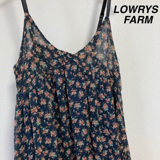 ローリーズファーム(LOWRYS FARM)のlowrysfarm   花柄シフォンワンピース(ひざ丈ワンピース)