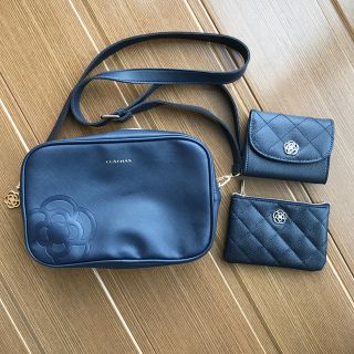 クレイサス(CLATHAS)のクレイサス【1回使用・新品】ショルダー、財布、ポーチ3点セット(ショルダーバッグ)