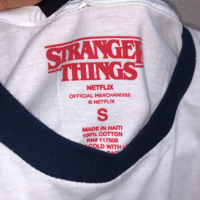 新品 STRANGER THINGS ストレンジャーシングス トリムT Tシャツ 2