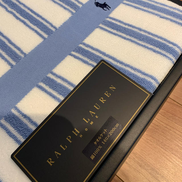 Ralph Lauren(ラルフローレン)の【まきお様専用】《新品》☆箱入り☆ ラルフローレン タオルケット インテリア/住まい/日用品の寝具(その他)の商品写真