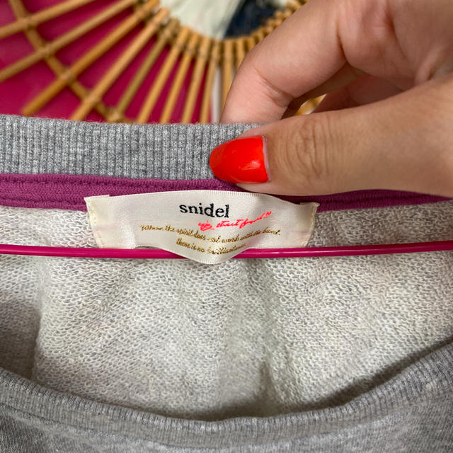 SNIDEL(スナイデル)のsnidel トップス レディースのトップス(カットソー(半袖/袖なし))の商品写真