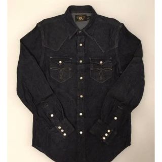 ダブルアールエル(RRL)のRRL コンチョボタンデニムシャツ(シャツ)