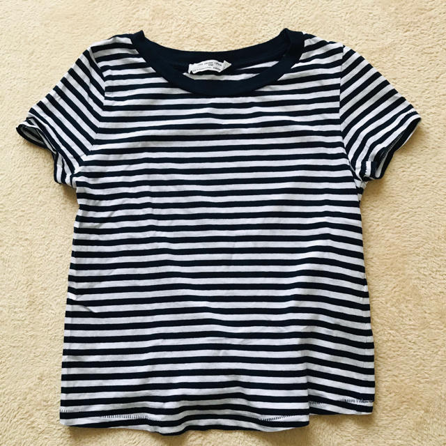 ZARA(ザラ)のzara ボーダーTシャツ レディースのトップス(Tシャツ(半袖/袖なし))の商品写真