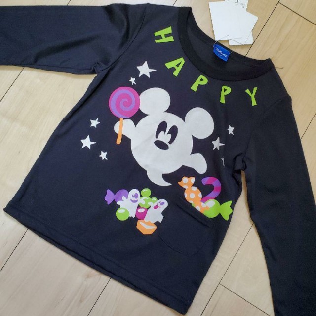 Disney(ディズニー)の新品　光るハロウィーン キッズ/ベビー/マタニティのキッズ服女の子用(90cm~)(Tシャツ/カットソー)の商品写真