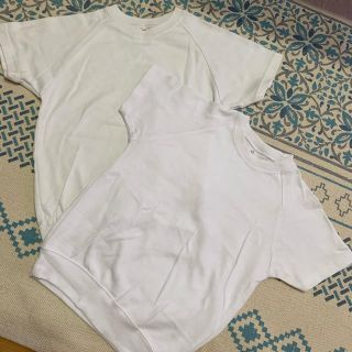 120  白Tシャツ　体操着(Tシャツ/カットソー)