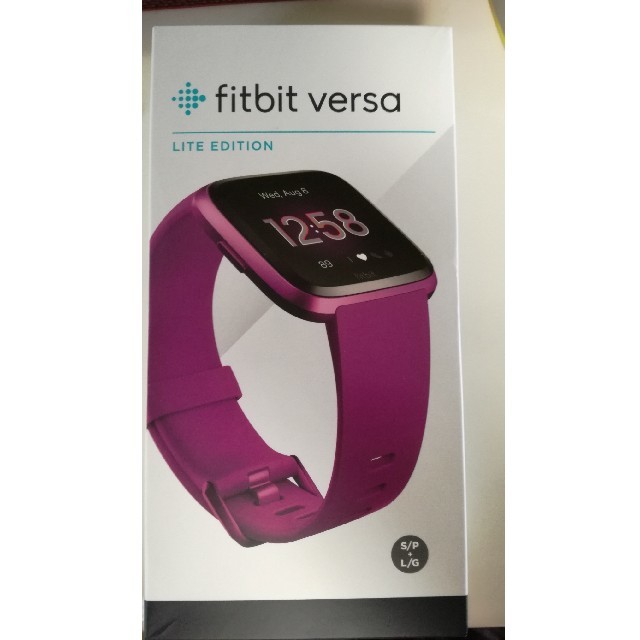 スポーツ/アウトドア(新品未開封)Fitbit Versa Lite Edition 色：マルベリー