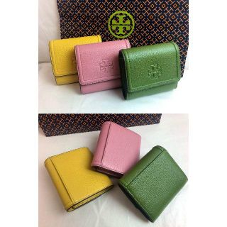 トリーバーチ(Tory Burch)のトリーバーチ 折財布 イエロー ミニウォレット THEA 73133(財布)