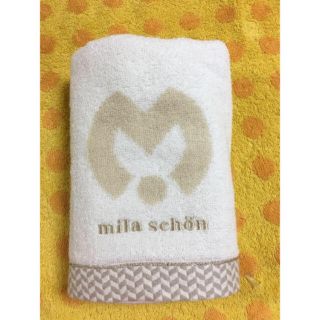 ミラショーン(mila schon)のミラショーンフェイスタオルビックロゴふわふわ(タオル/バス用品)