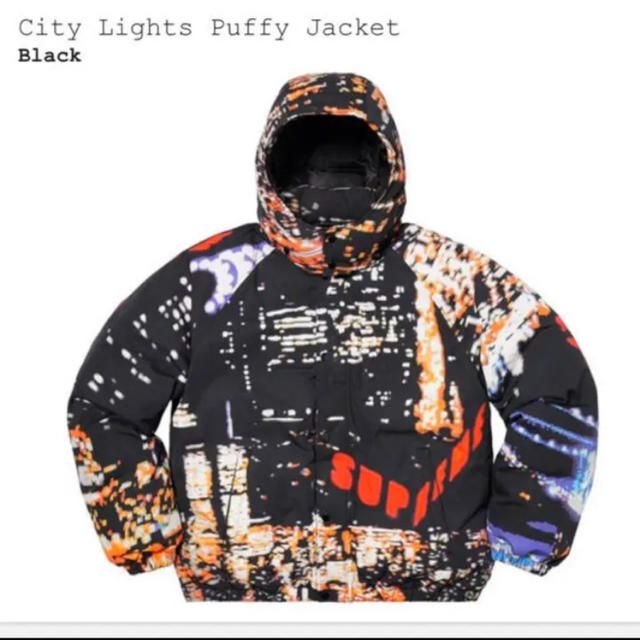 Supreme city lights puffy jacketジャケット/アウター