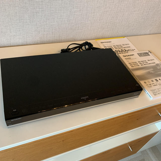 ジャンク品　SHARP ブルーレイレコーダー BD-W1700