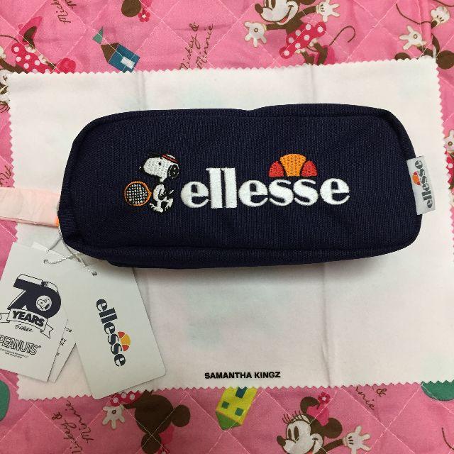 PEANUTS(ピーナッツ)の【新品】ellesse x PEANUTS スヌーピー コラボ ペンポーチ レディースのファッション小物(ポーチ)の商品写真