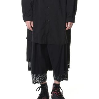 ヨウジヤマモト(Yohji Yamamoto)のヨウジヤマモト レオパード ラップパンツ(サルエルパンツ)