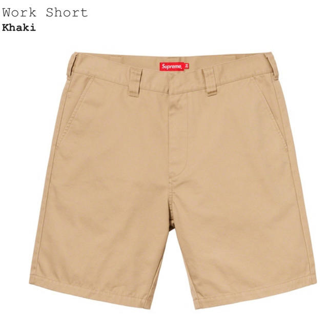 Supreme(シュプリーム)の専用 30 khaki supreme work short シュプリーム メンズのパンツ(ショートパンツ)の商品写真