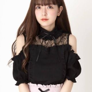 アンクルージュ(Ank Rouge)のAnk Rouge オフショルテレコ TOPS(カットソー(半袖/袖なし))