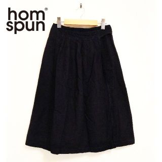 homspunホームスパン ウールプリーツ巻きスカート ネストローブ homspunホームスパン ウールプリーツ巻きスカート ネストローブ