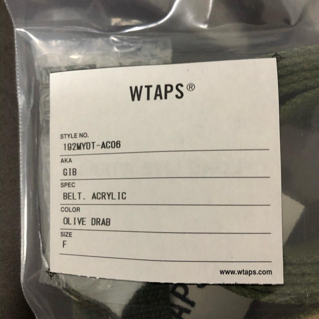 W)taps(ダブルタップス)のWTAPS GIB BELT OLIVE DRAB メンズのファッション小物(ベルト)の商品写真