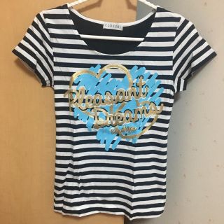 シマムラ(しまむら)のボーダー　Tシャツ(Tシャツ/カットソー)