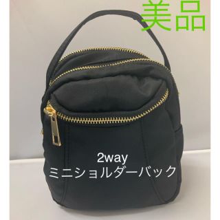 シューラルー(SHOO・LA・RUE)のSHOO LA RUE  シューラルー　ナイロンタッチミニショルダーバッグ★美品(ショルダーバッグ)