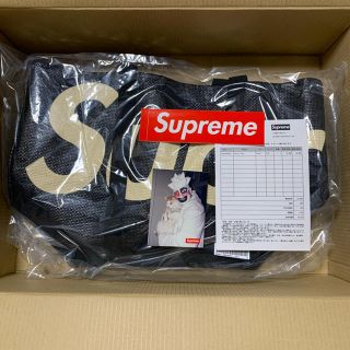 シュプリーム(Supreme)の【新品未使用】Supreme Raffia Tote Black トート　バッグ(トートバッグ)