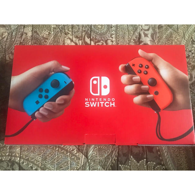 新品未開封 任天堂 Nintendo Switch スイッチ本体 ネオン青赤 1