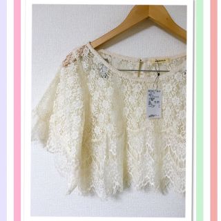 ローズバッド(ROSE BUD)の新品♡レースブラウス(シャツ/ブラウス(半袖/袖なし))