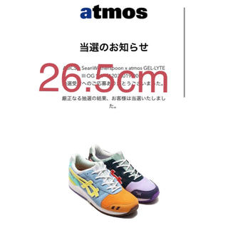 アトモス(atmos)のASICS x SeanWotherspoon atmos 26.5cm(スニーカー)