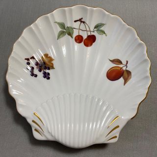 ロイヤルウースター(Royal Worcester)のロイヤルウースター　evesham シェルディッシュ  お皿(食器)