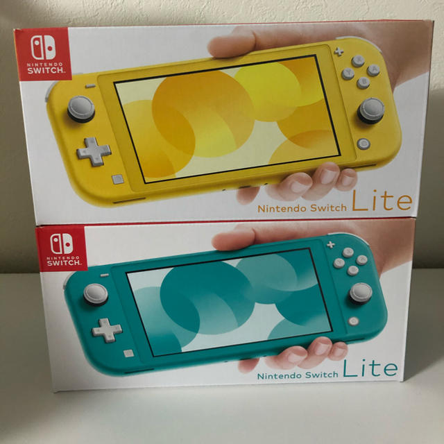 nintendo switch lite ２台　印無し