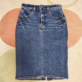 マウジー(moussy)のmoussy　タイトスカート　デニムスカート　スカート(ひざ丈スカート)