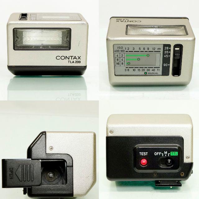 京セラ - CONTAX コンタックス TLA200 SILVER 革ケース付の通販 by