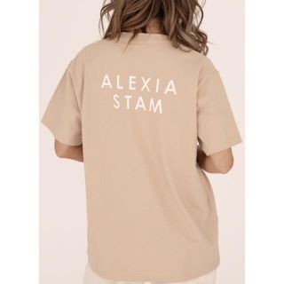 アリシアスタン(ALEXIA STAM)のCircle Logo Print Tee Mocha(Tシャツ(半袖/袖なし))