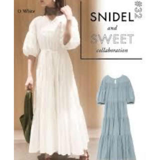 SNIDEL - SNIDEL 新木優子着用 2020SS ティアードコットンワンピースの