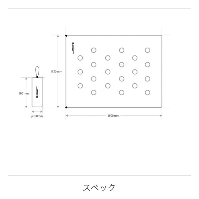 DOPPELGANGER(ドッペルギャンガー)のDOD キャンピングマット【新品未使用】 スポーツ/アウトドアのアウトドア(寝袋/寝具)の商品写真