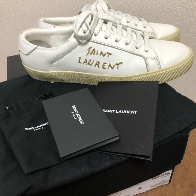 YSL サンローラン スニーカー ホワイトスニーカー