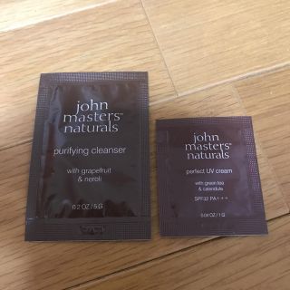 ジョンマスターオーガニック(John Masters Organics)のジョンマスターオーガニック　サンプル(サンプル/トライアルキット)