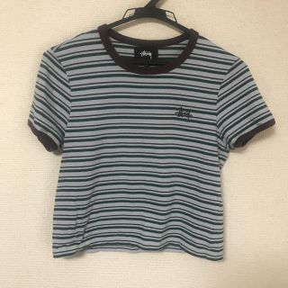 ステューシー(STUSSY)のstussy ボーダーTシャツ(Tシャツ/カットソー(半袖/袖なし))